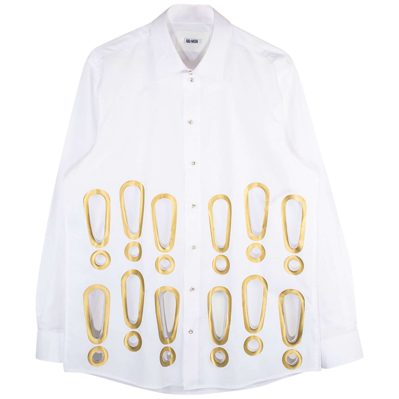 Shirt "Golden Bang" - white