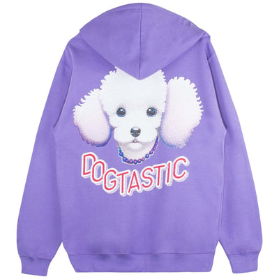 Zip Hoodie "Dogtastic" - lavenda