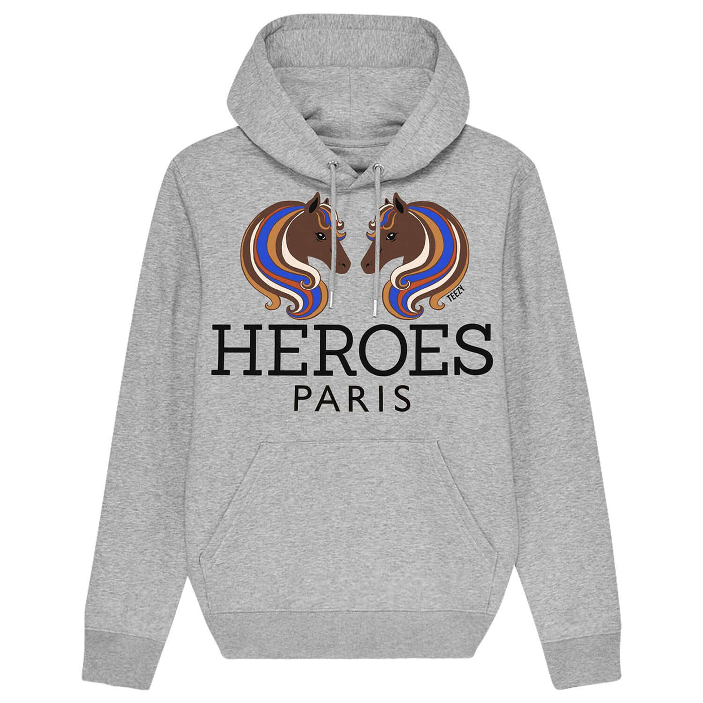 Hoodie "TZ Heroes Paris" - heather grey