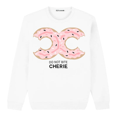 Sweatshirt "TZ Cherie" - white