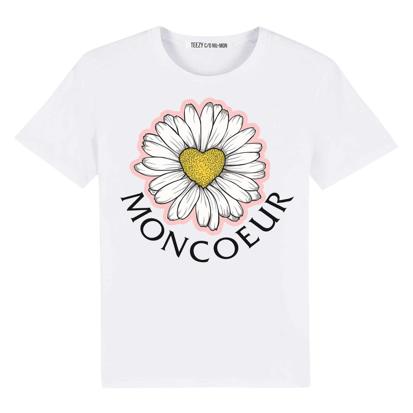 T-Shirt "TZ MonCoeur Rose" - white