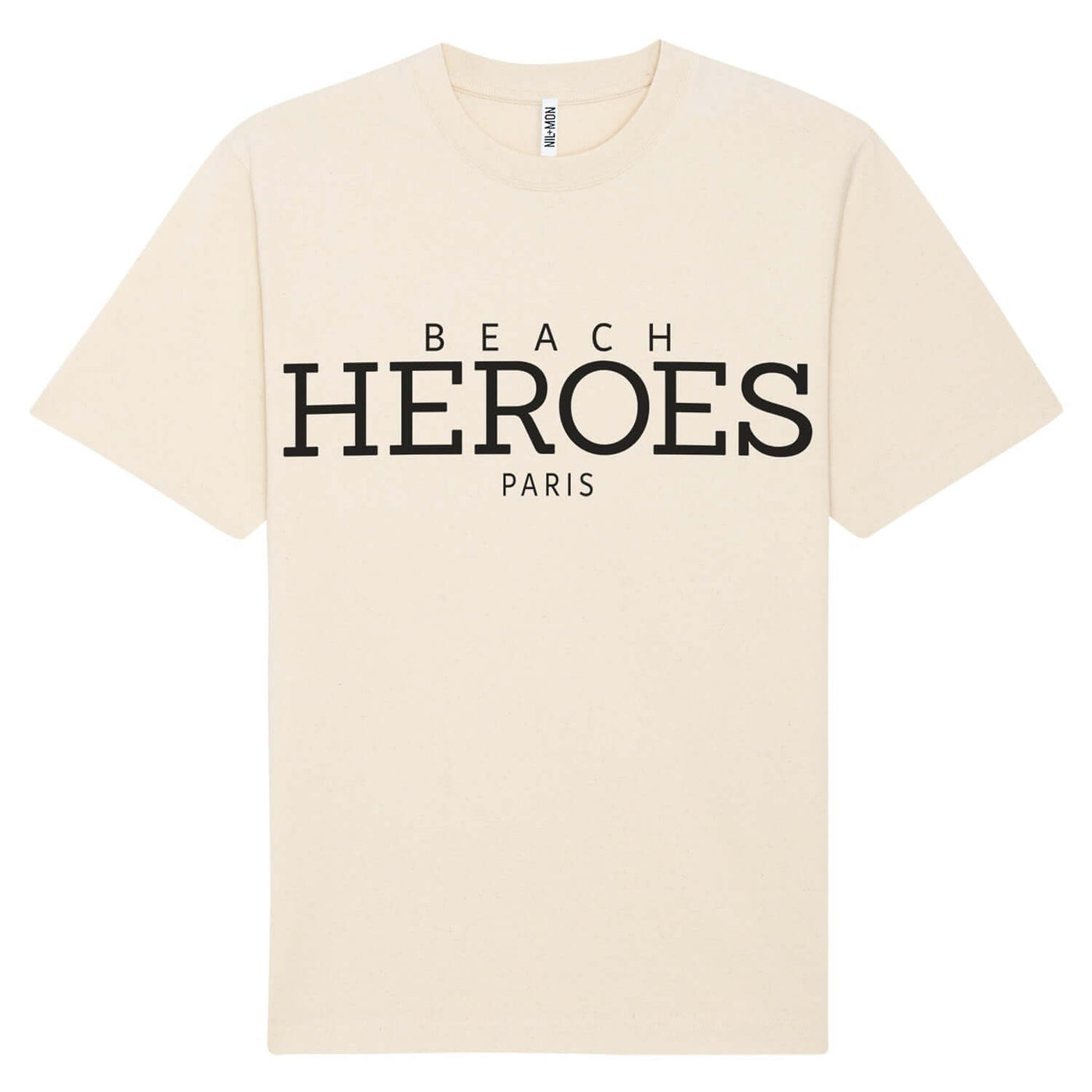 XXL Beach Shirt "Heroes" - creme