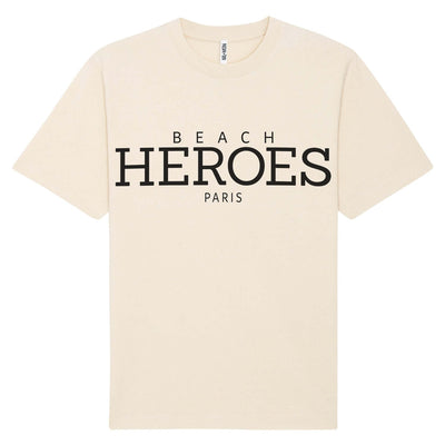 XXL Beach Shirt "Heroes" - creme