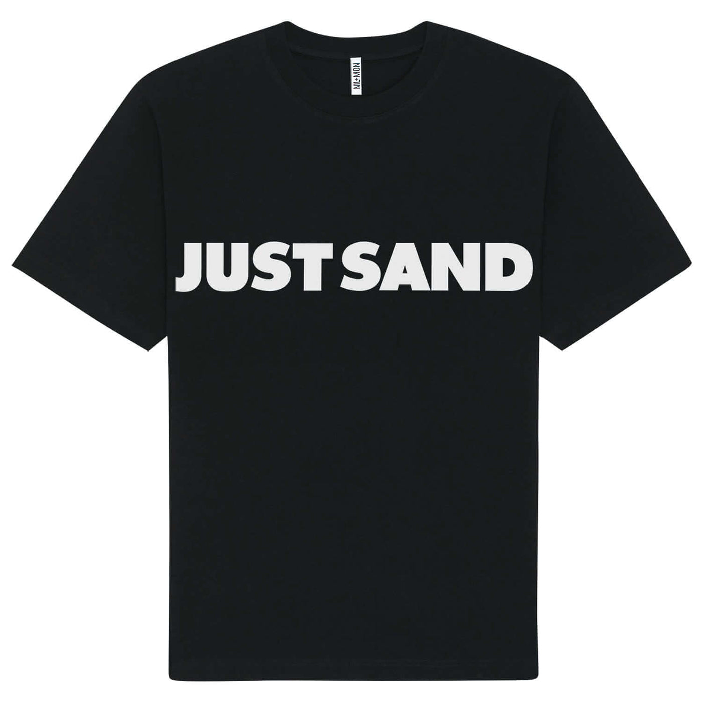 XXL Beach Shirt "Just Sand" - black