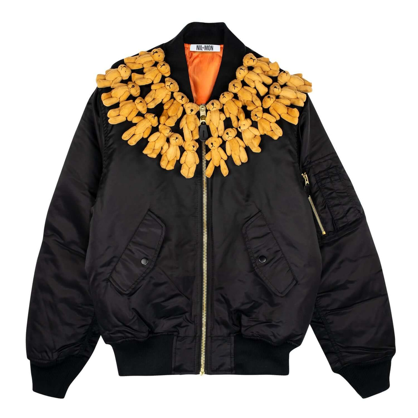 Bomber Jacket "Bad News Bears" - black