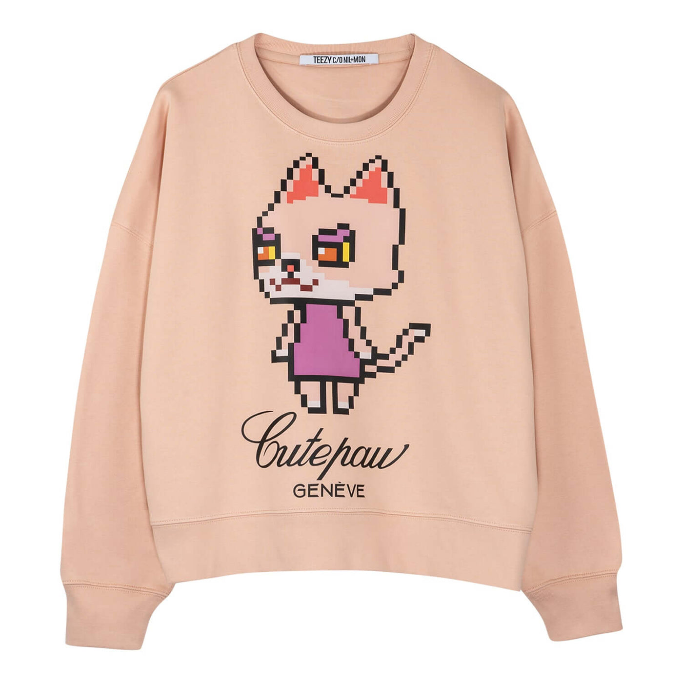 Boxy Sweat "TZ Cute Paw"