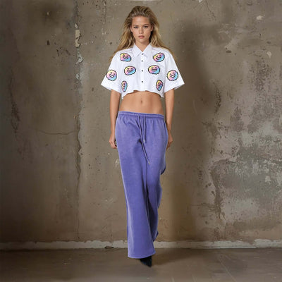 Crop Shirt "Pixel Party"