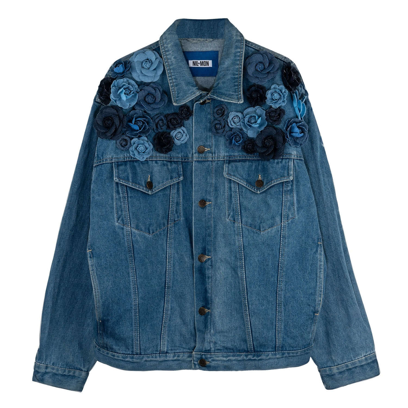 Denim Jacket "Roses"