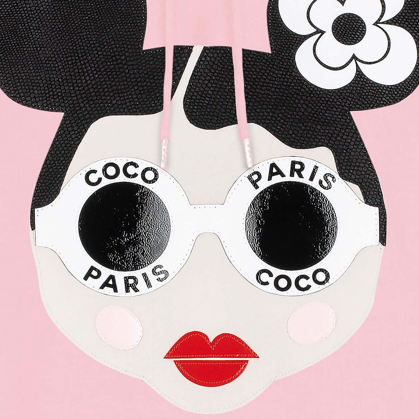 Hoodie "Coco" - light pink (Detail)