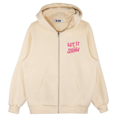 Zip Hoodie "Let it Snow"