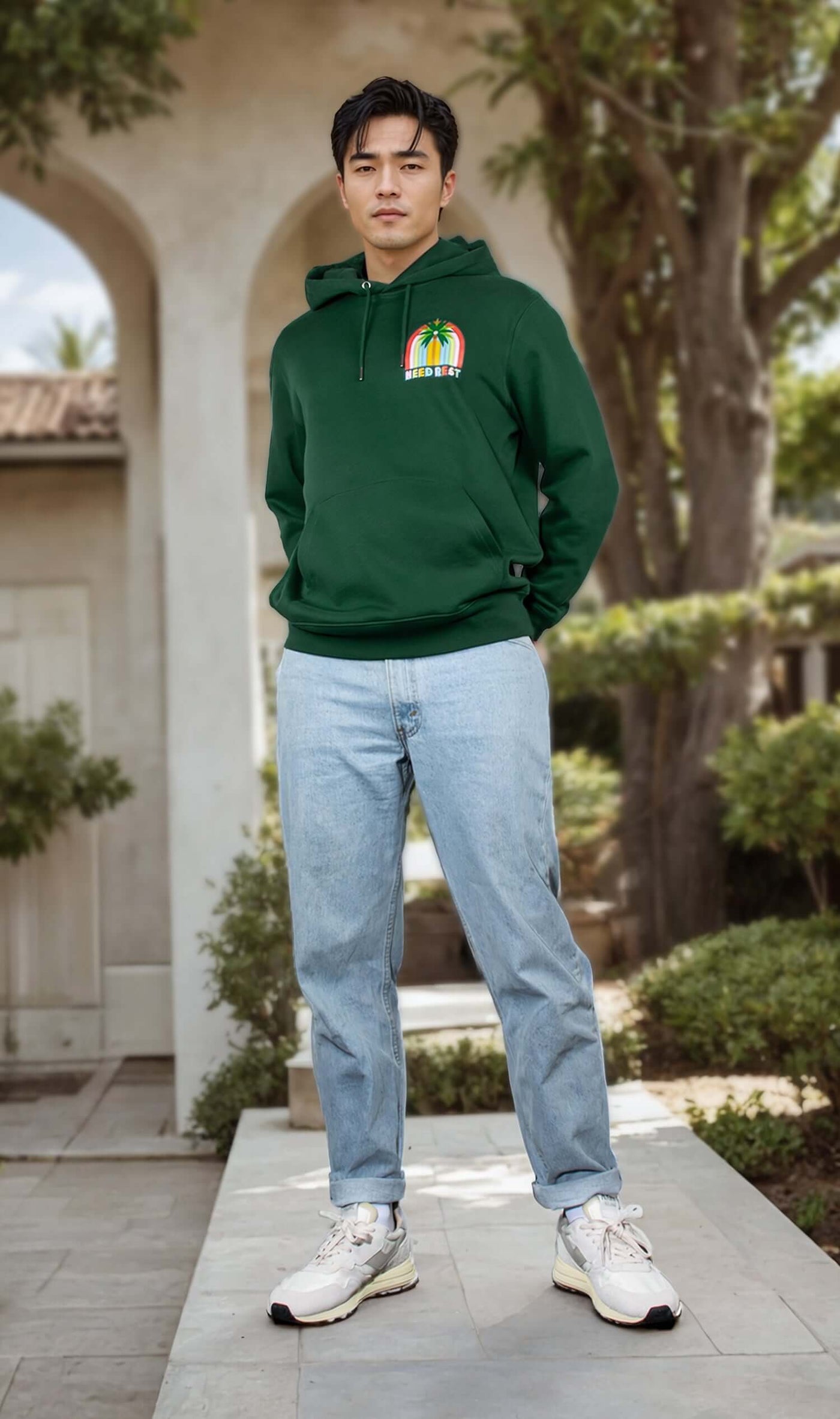 NIL+MON Hoodie "Need Rest"