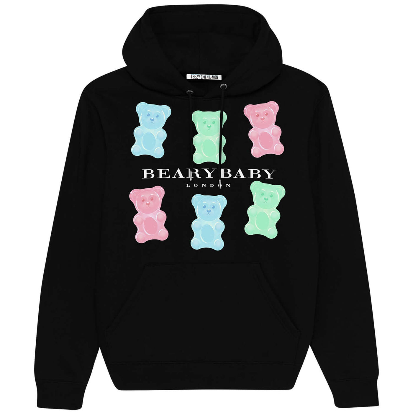 Hoodie "TZ Beary" - black