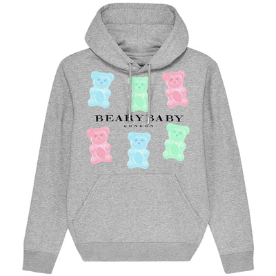 Hoodie "TZ Beary" - heather grey