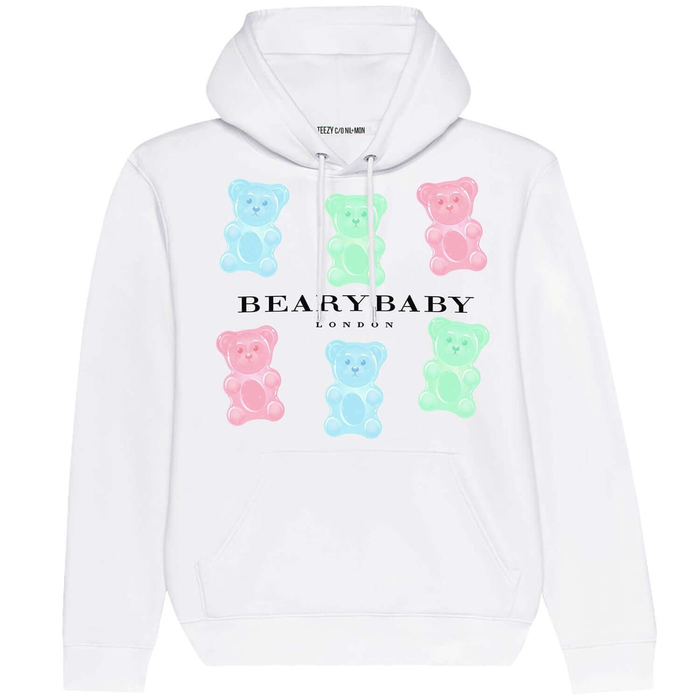 Hoodie "TZ Beary" - white