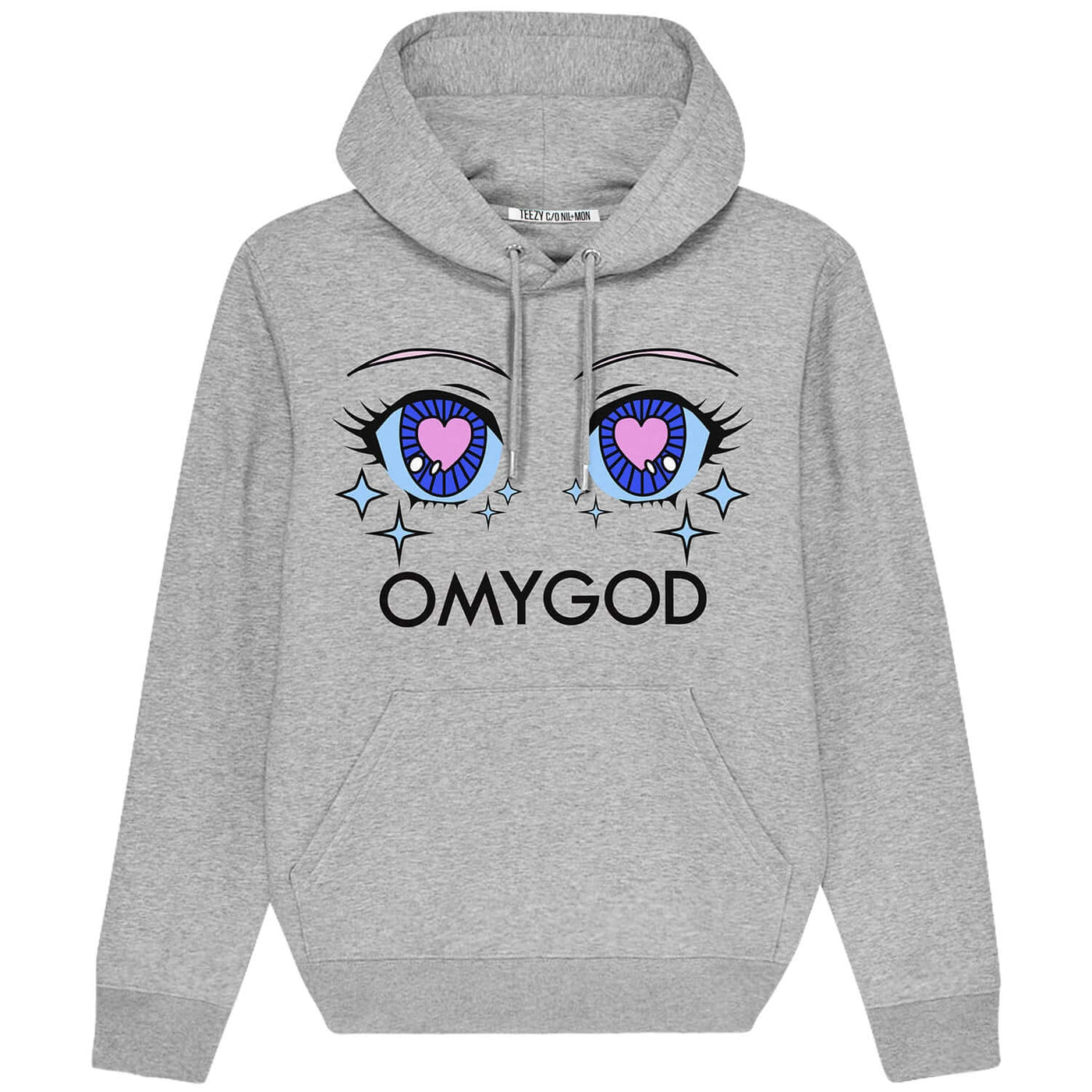 Hoodie "TZ OMYGOD" - heather grey