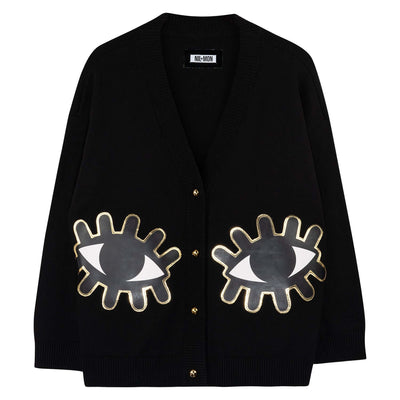 Knit Cardigan "Golden Eye"