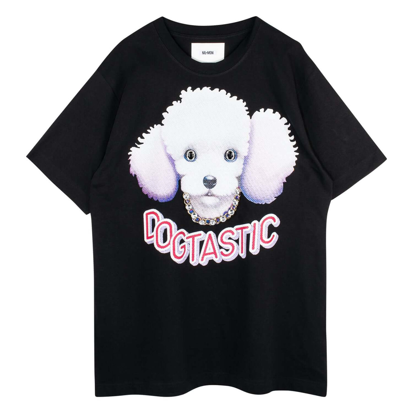 Oversize Tee "Dogtastic" - black