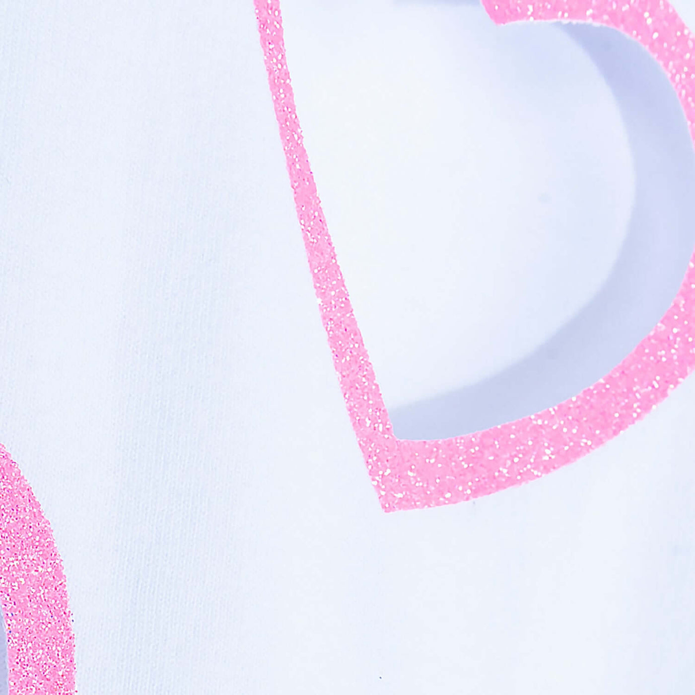 Oversize Tee "Flying Hearts" - white (Detail))