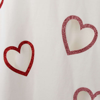 Oversize Tee "Flying Hearts Cut-Out"
