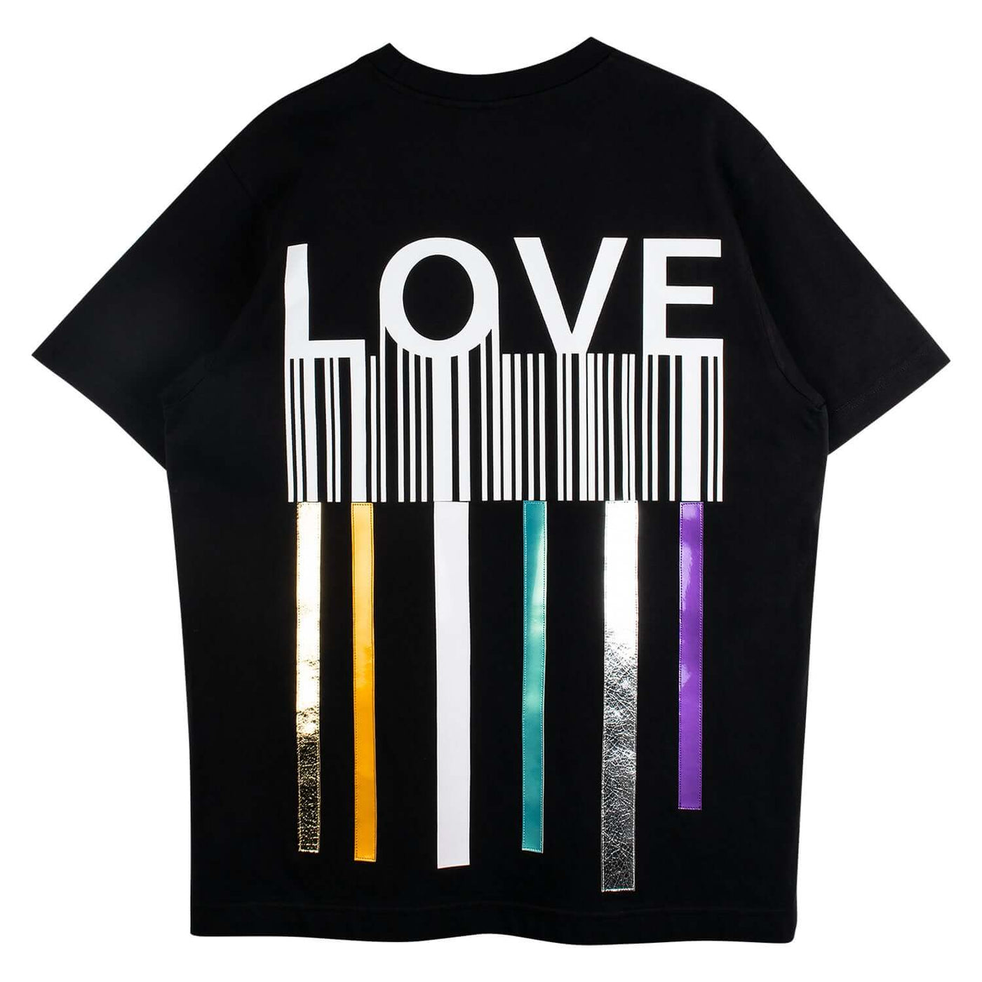 Oversize Tee "Love" - black (Back)