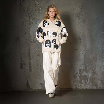 Pocket Hoodie "Faces"