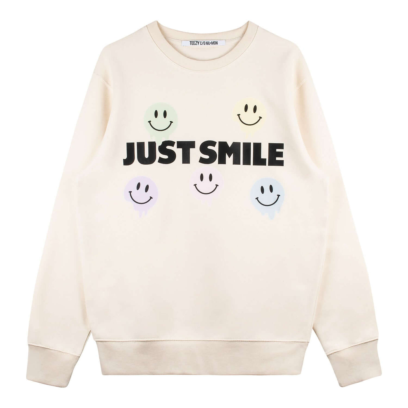 Sweatshirt "TZ Smile" - creme