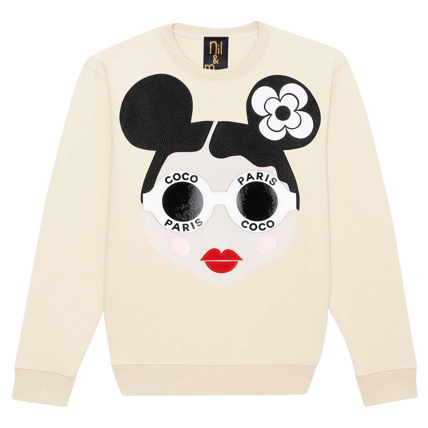 Sweatshirt "Coco" - creme