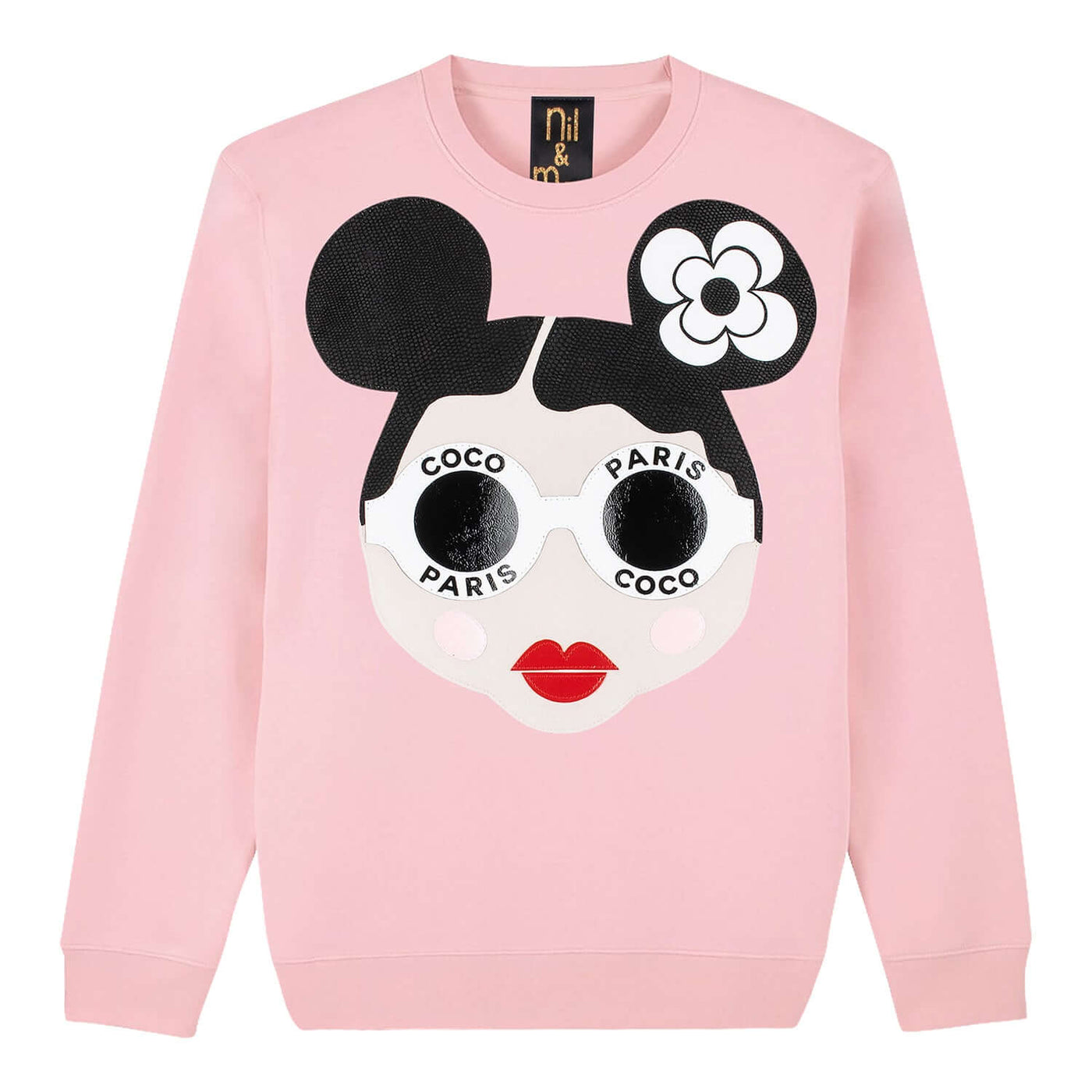 Sweatshirt "Coco" - light pink