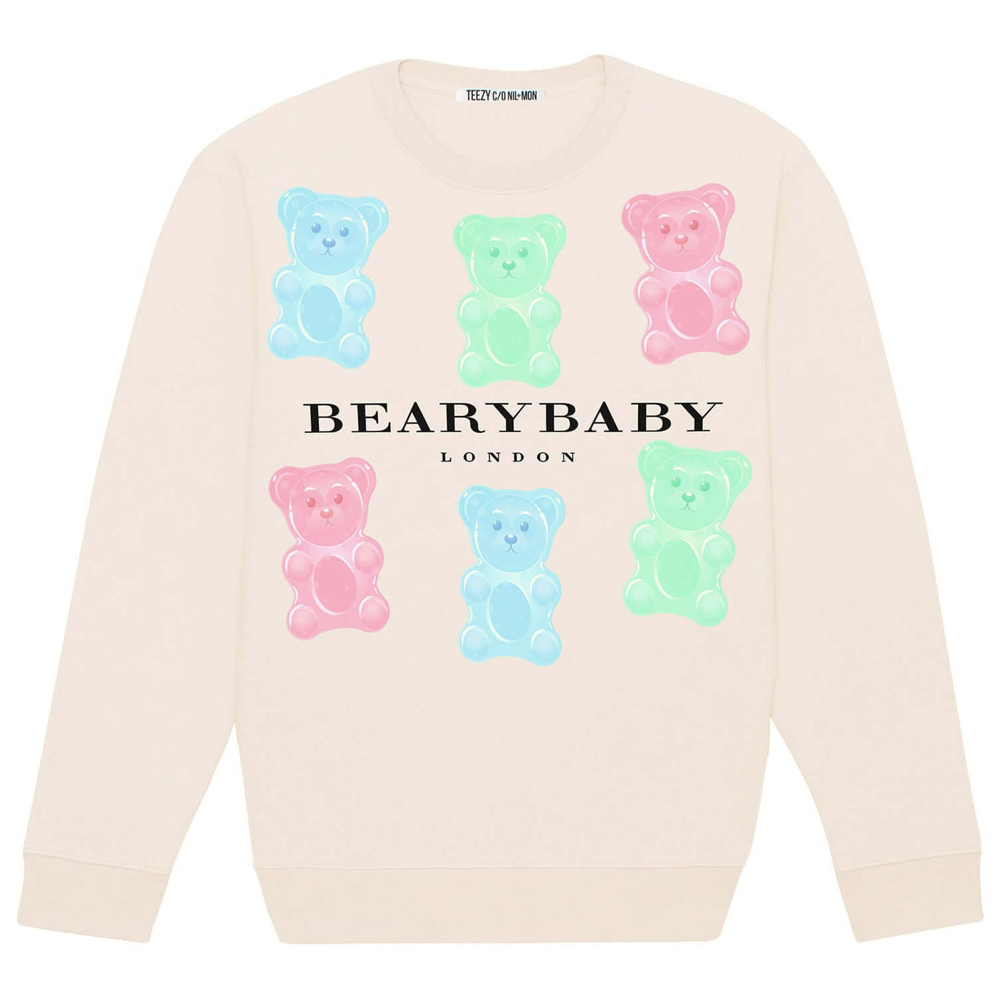 Sweatshirt "TZ Beary" - creme