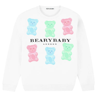 Sweatshirt "TZ Beary" - white