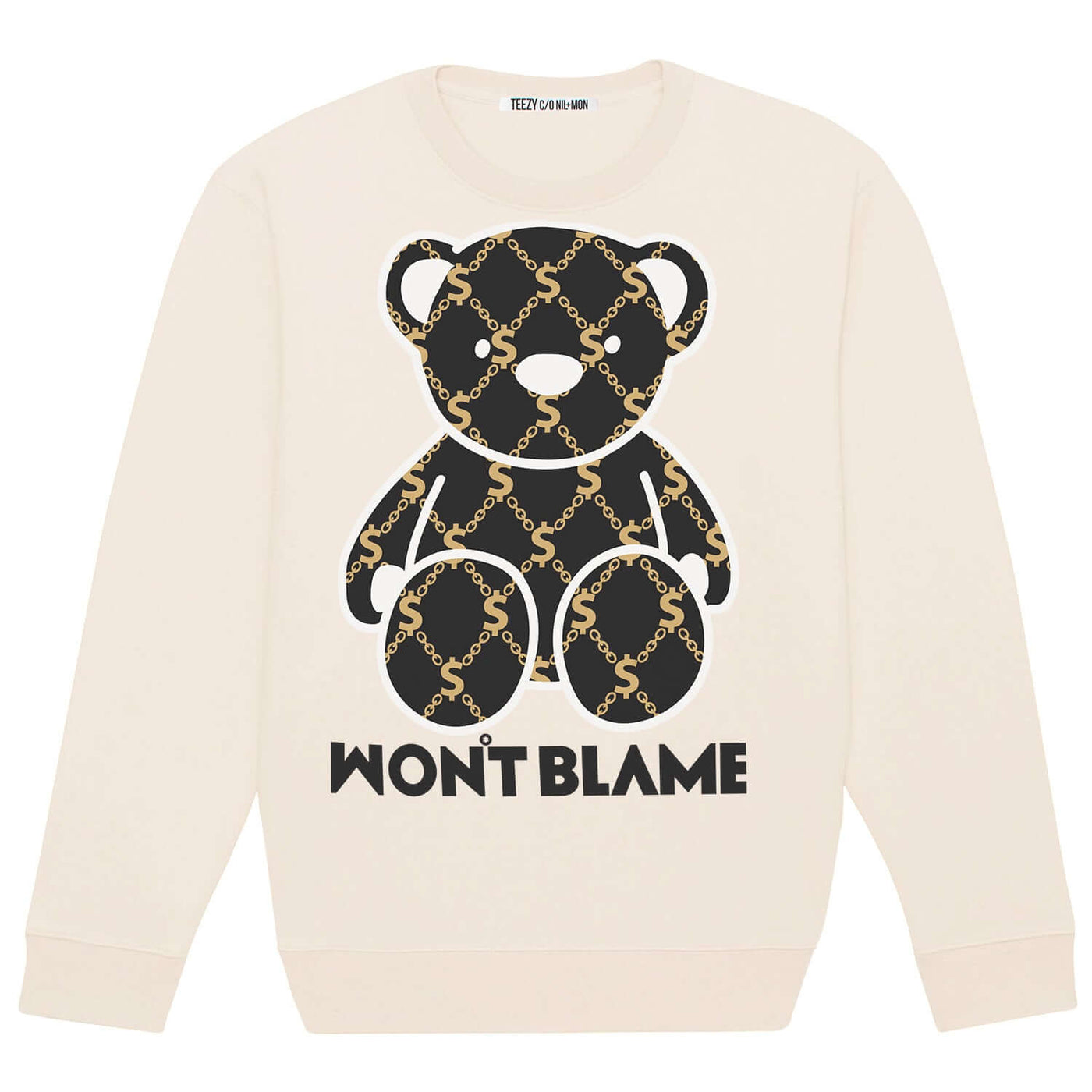 Sweatshirt "TZ Blame" - creme