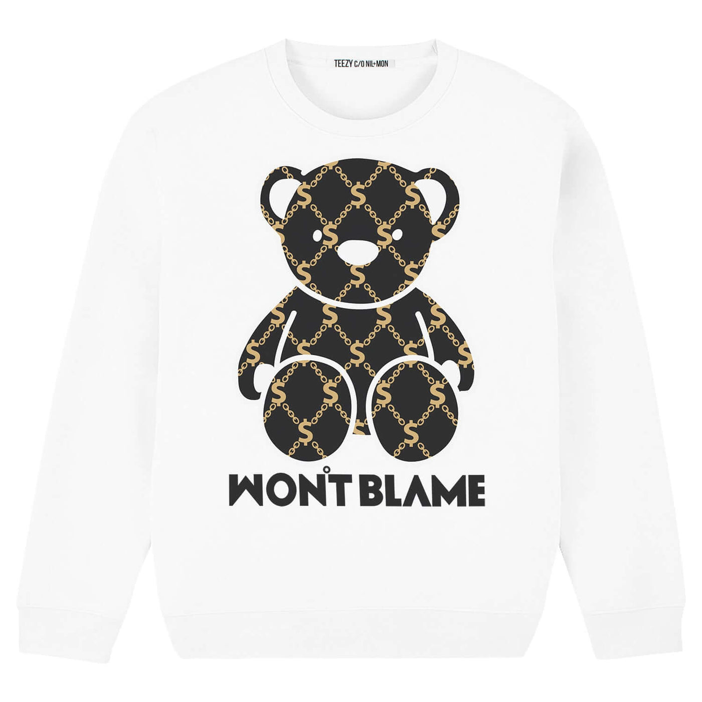 Sweatshirt "TZ Blame" - white