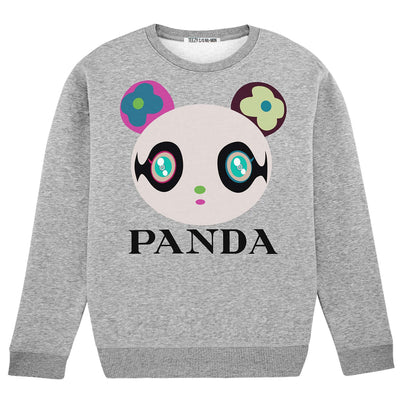 Sweatshirt "TZ Panda" - heather grey
