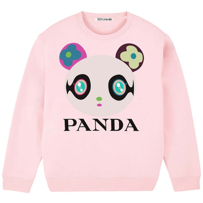Sweatshirt "TZ Panda" - light pink