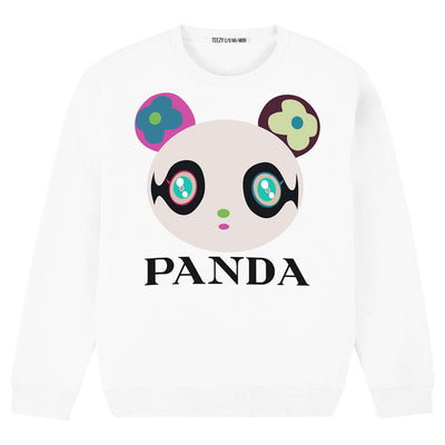 Sweatshirt "TZ Panda" - white