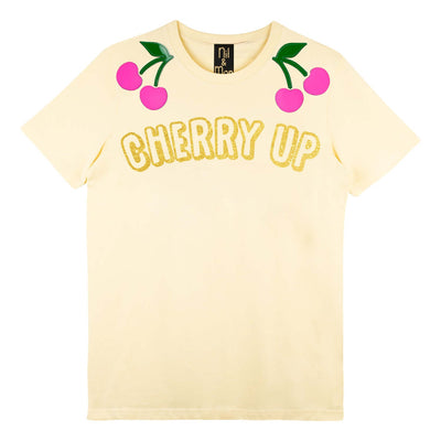 T-Shirt "Cherry Up" - lemon