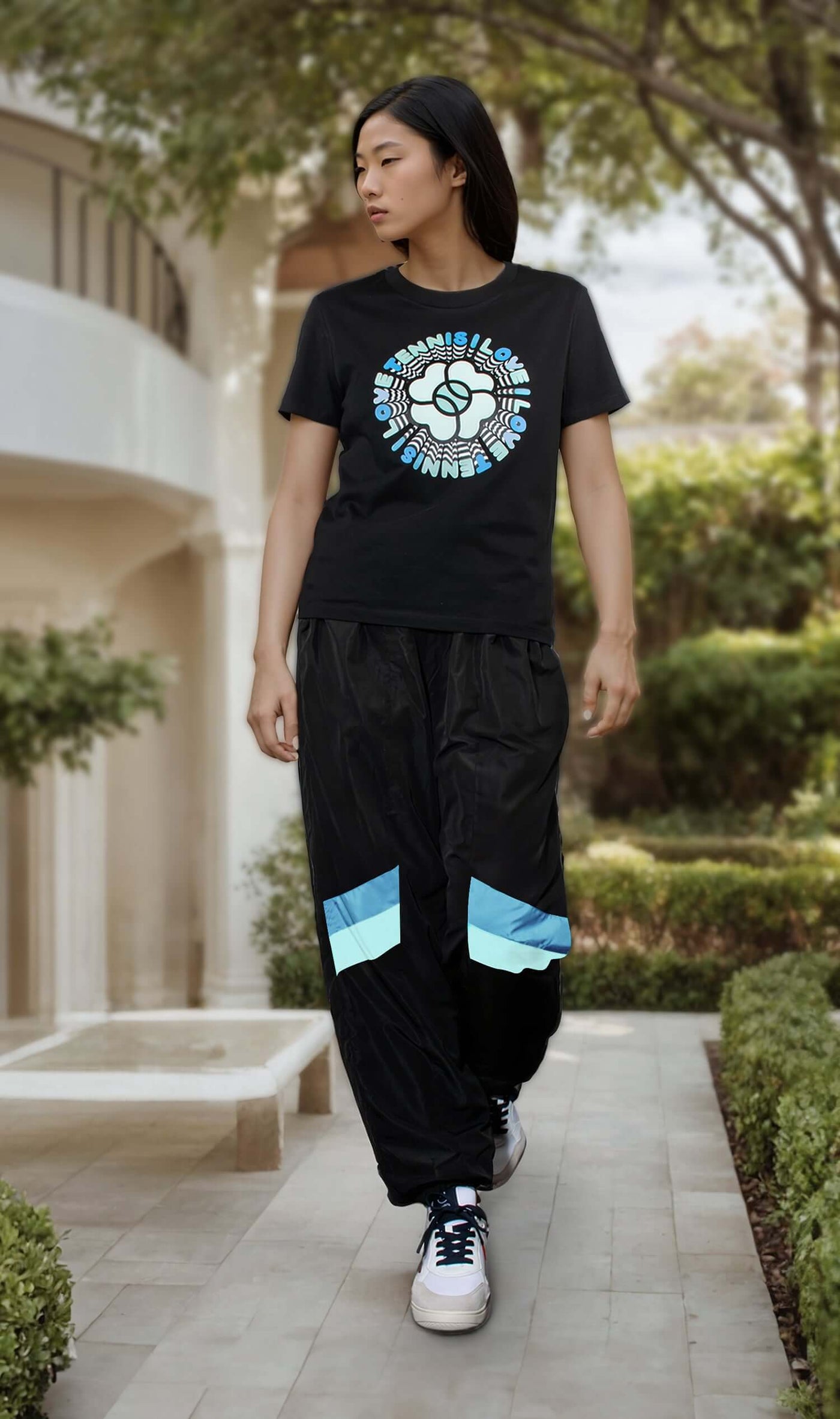 NIL+MON T-Shirt "Circle Blue"