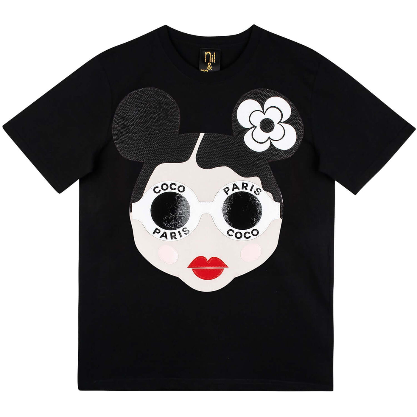 T-Shirt "Coco" - black