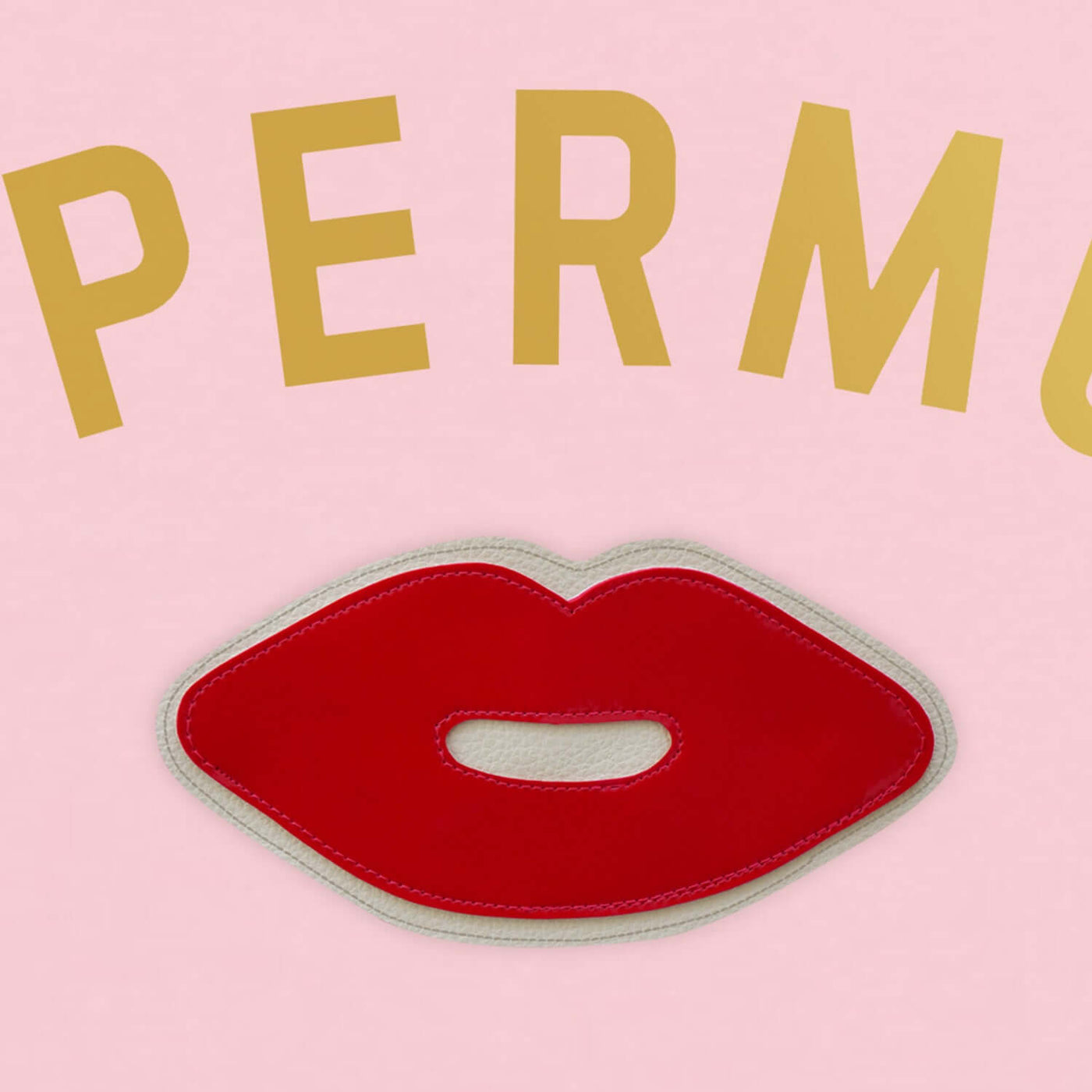 T-Shirt "Supermom" - light pink (Details)