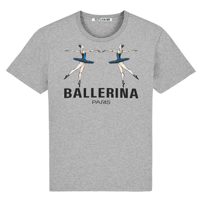 T-Shirt "TZ Ballerina" - heather grey