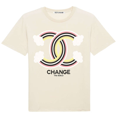 T-Shirt "TZ Change TW" - creme