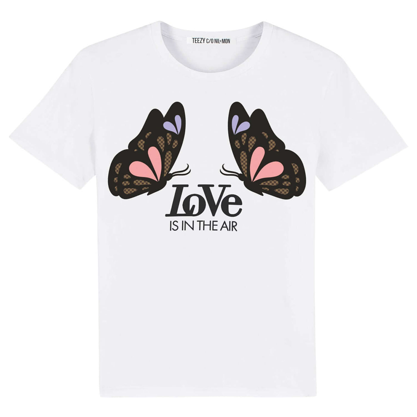 T-Shirt "TZ LvAir Rose" - white