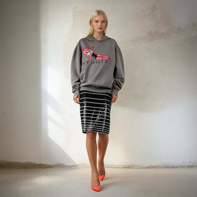 Washed Hoodie "TZ Bad"