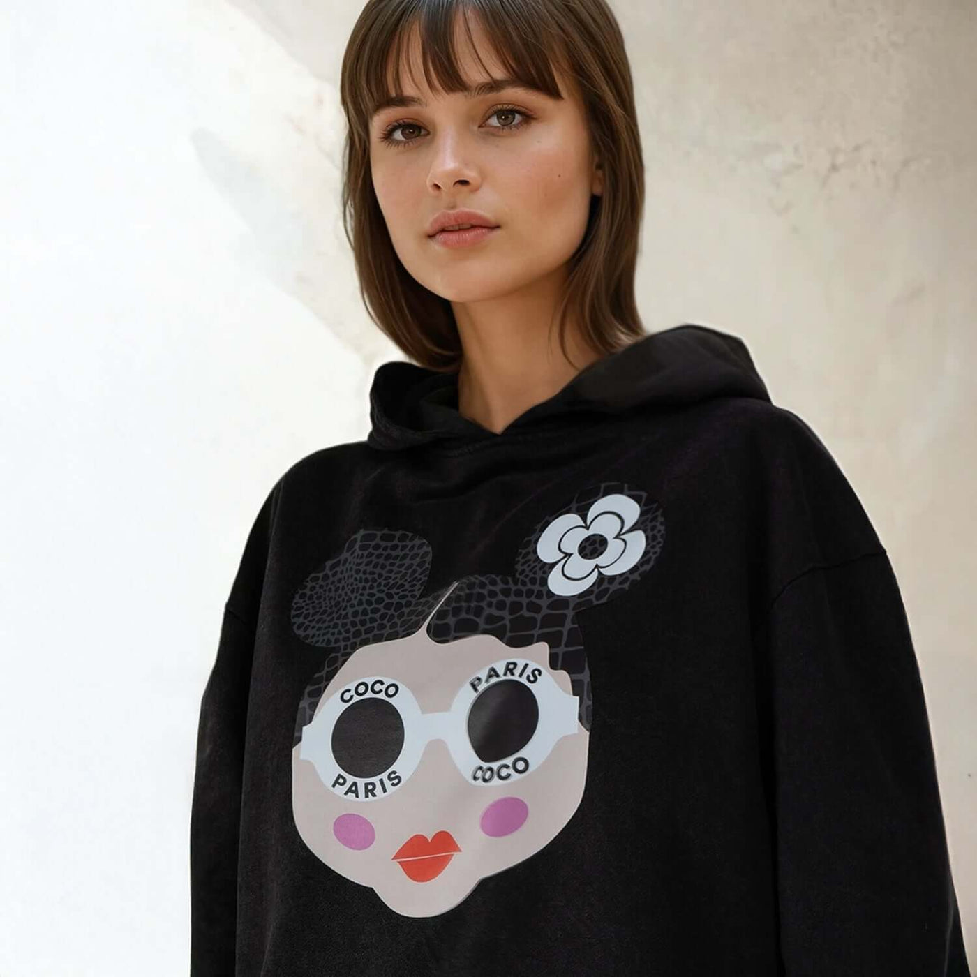 Washed Hoodie "TZ Coco"