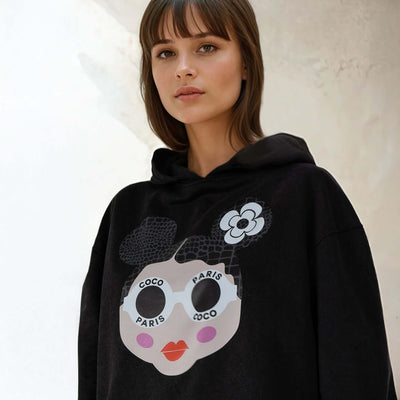 Washed Hoodie "TZ Coco"