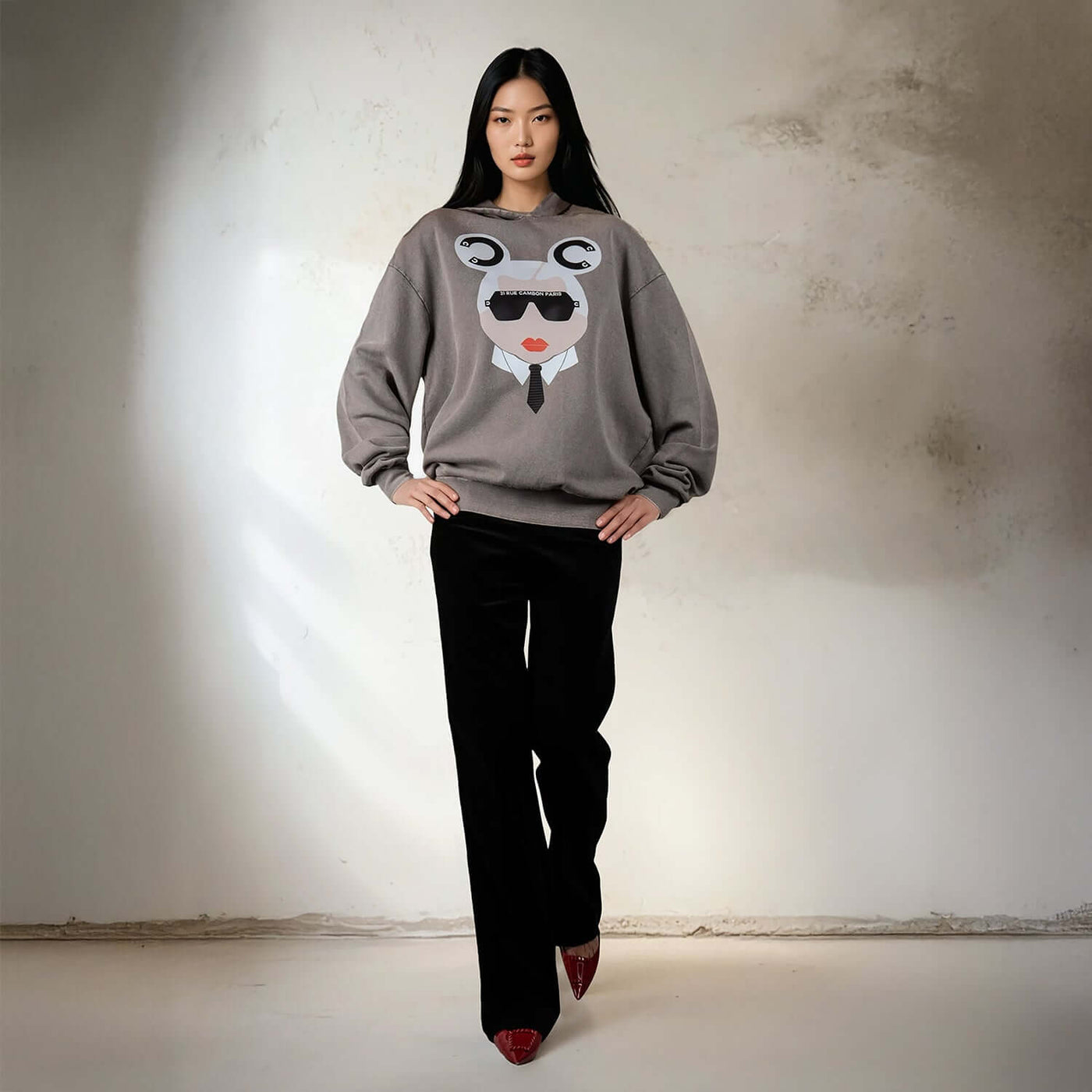 Washed Hoodie "TZ Karl"