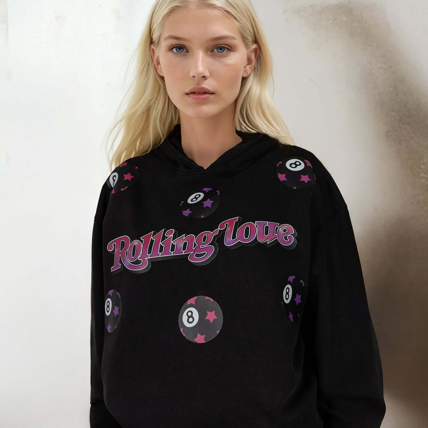 Washed Hoodie "TZ Rolling"