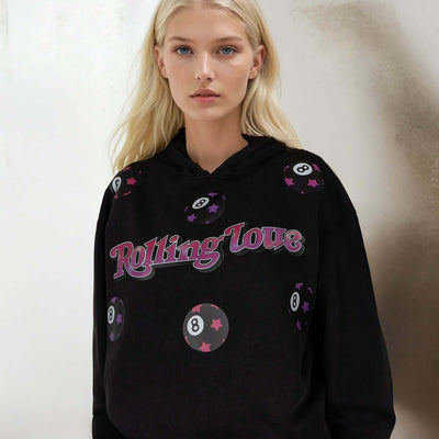 Washed Hoodie "TZ Rolling"