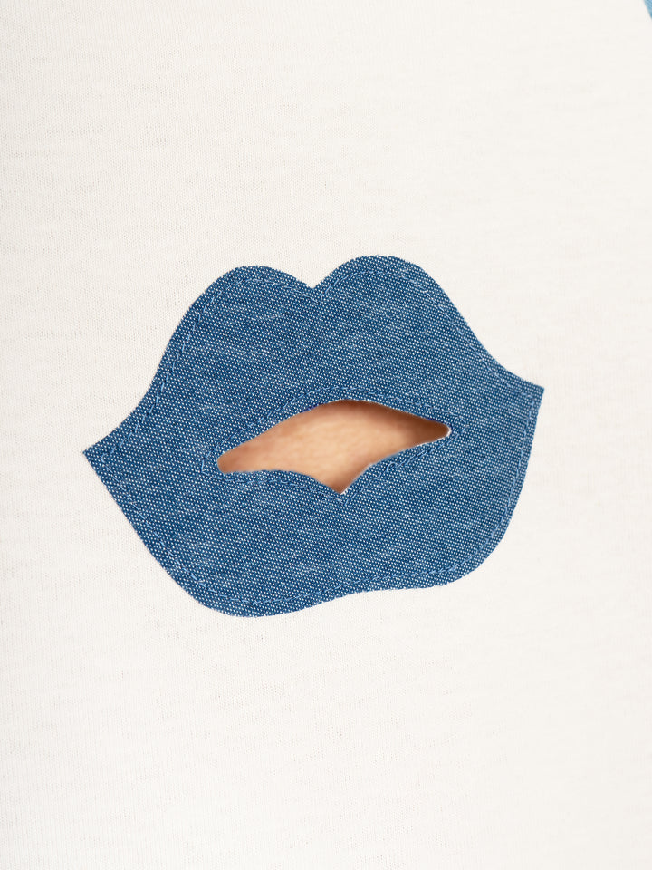 BAGGY SHIRT - BLUE VELVET