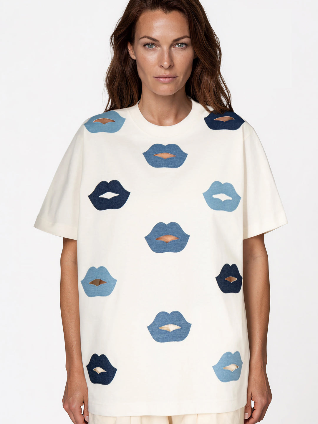 BAGGY SHIRT - BLUE VELVET